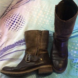 Clark calf high boots